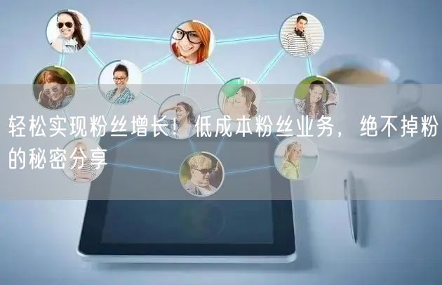 轻松实现粉丝增长！低成本粉丝业务，绝不掉粉的秘密分享
