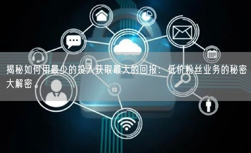 揭秘如何用最少的投入获取最大的回报：低价粉丝业务的秘密大解密。