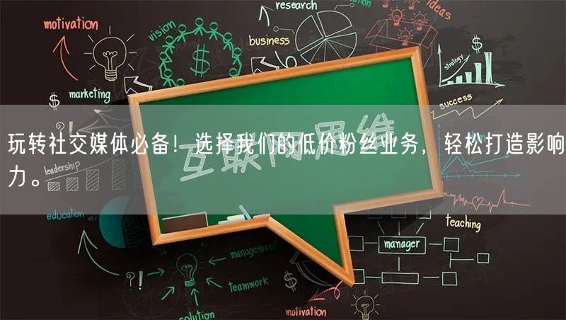 玩转社交媒体必备！选择我们的低价粉丝业务，轻松打造影响力。