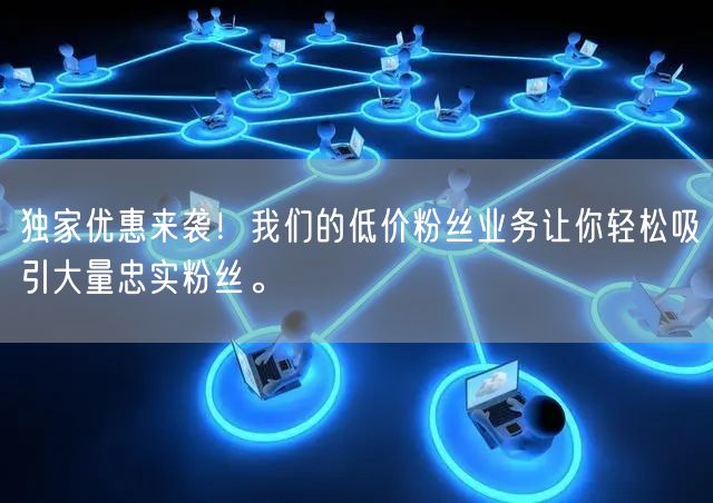 独家优惠来袭！我们的低价粉丝业务让你轻松吸引大量忠实粉丝。