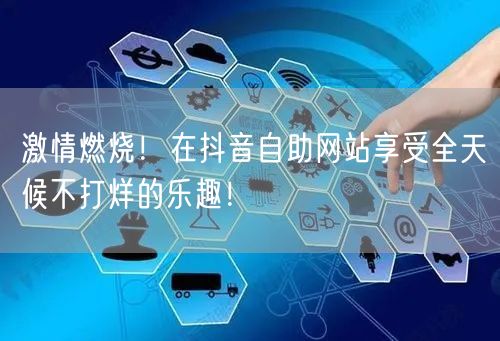 激情燃烧！在抖音自助网站享受全天候不打烊的乐趣！