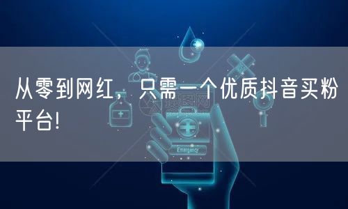 从零到网红,只需一个优质抖音买粉平台!