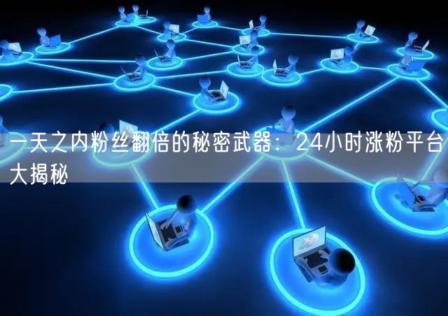 一天之内粉丝翻倍的秘密武器：24小时涨粉平台大揭秘